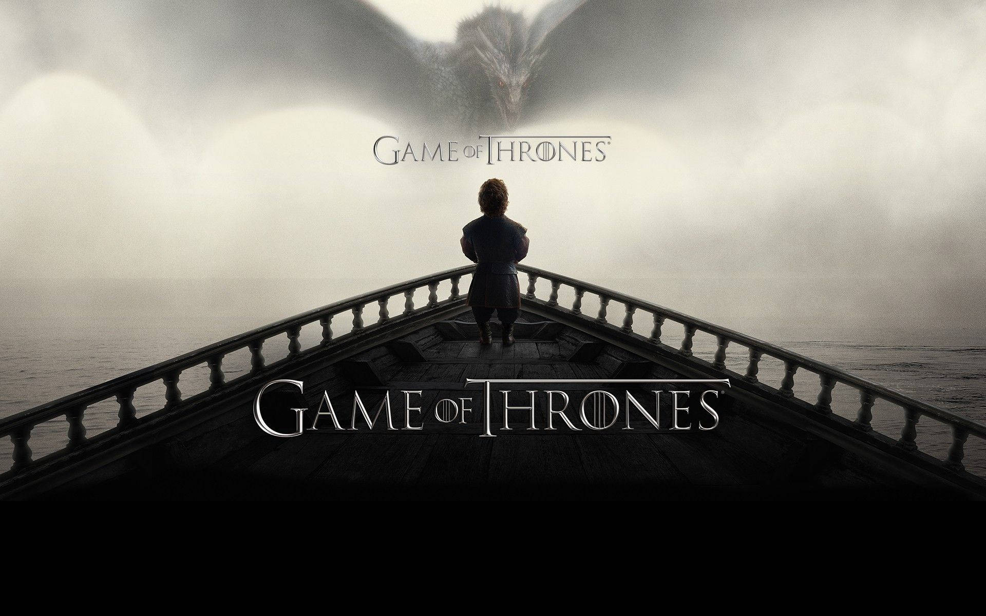 Tyrion And Dragon Of Game Of Thrones Background