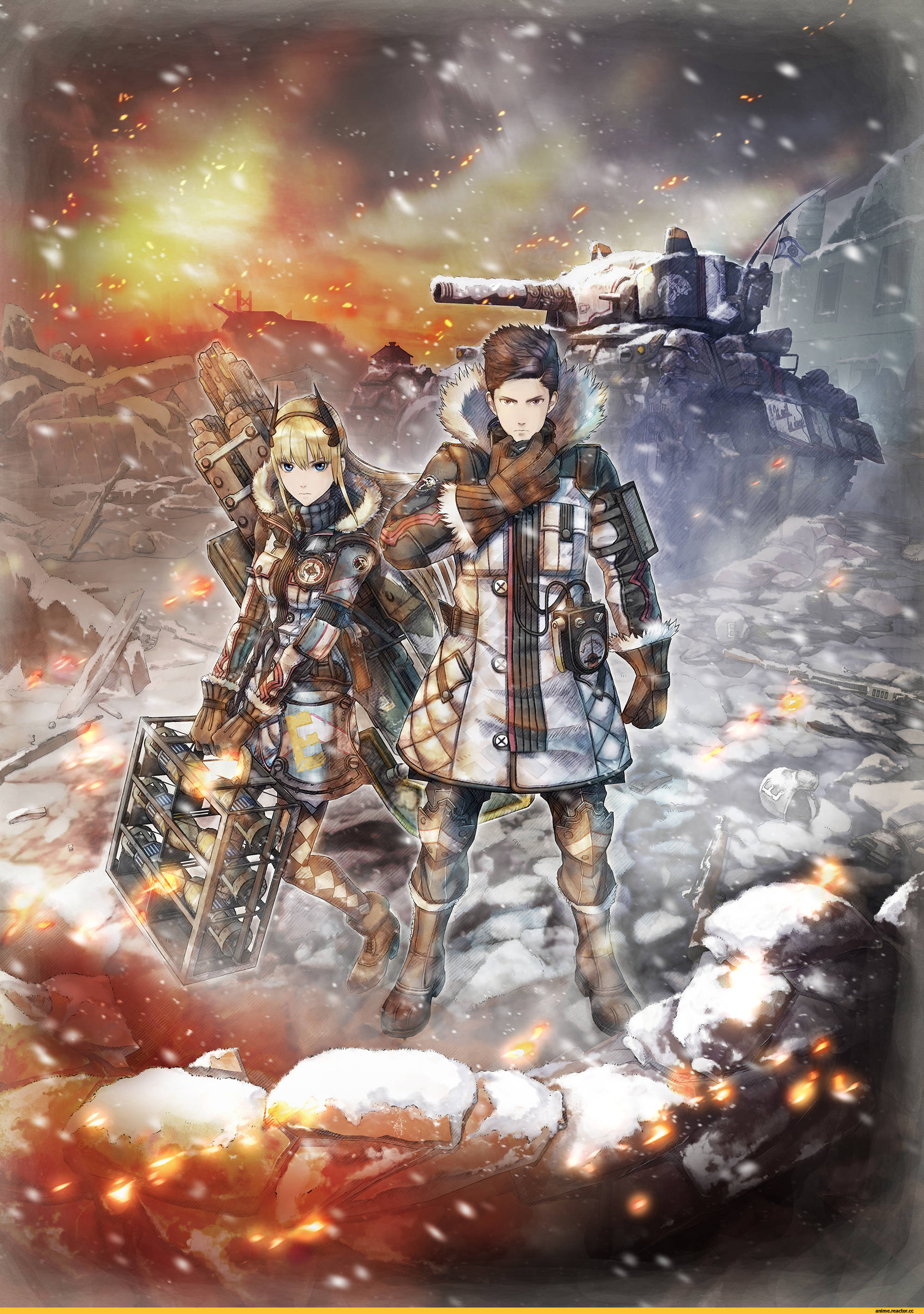 Download Valkyria Chronicles Claude And Riley Wallpaper 