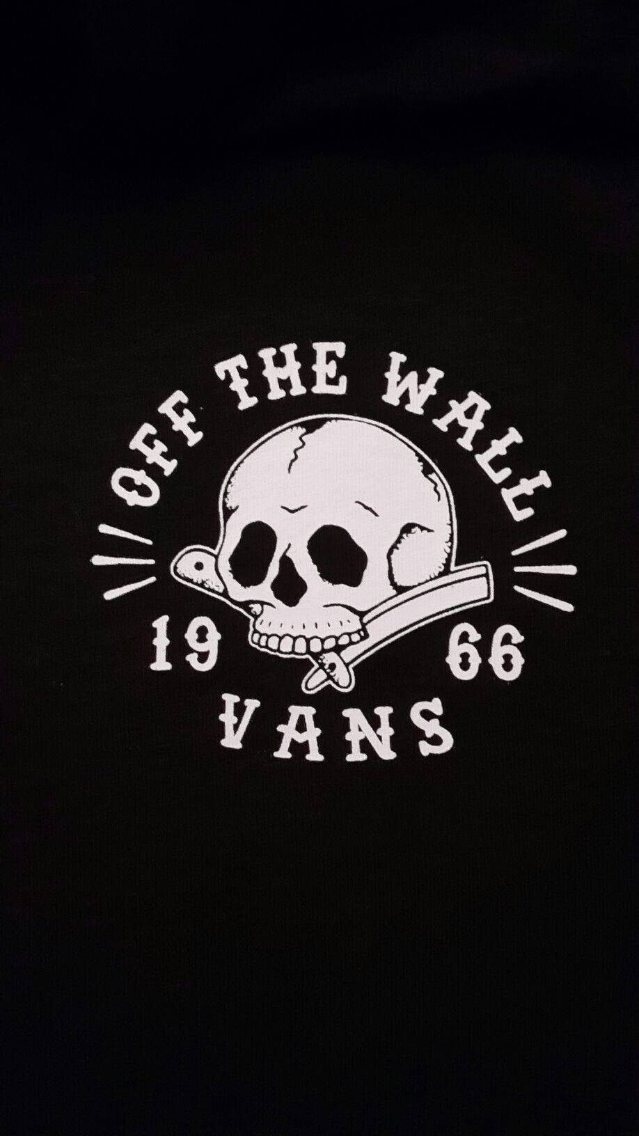 Vans Off The Wall Skull Logo Background
