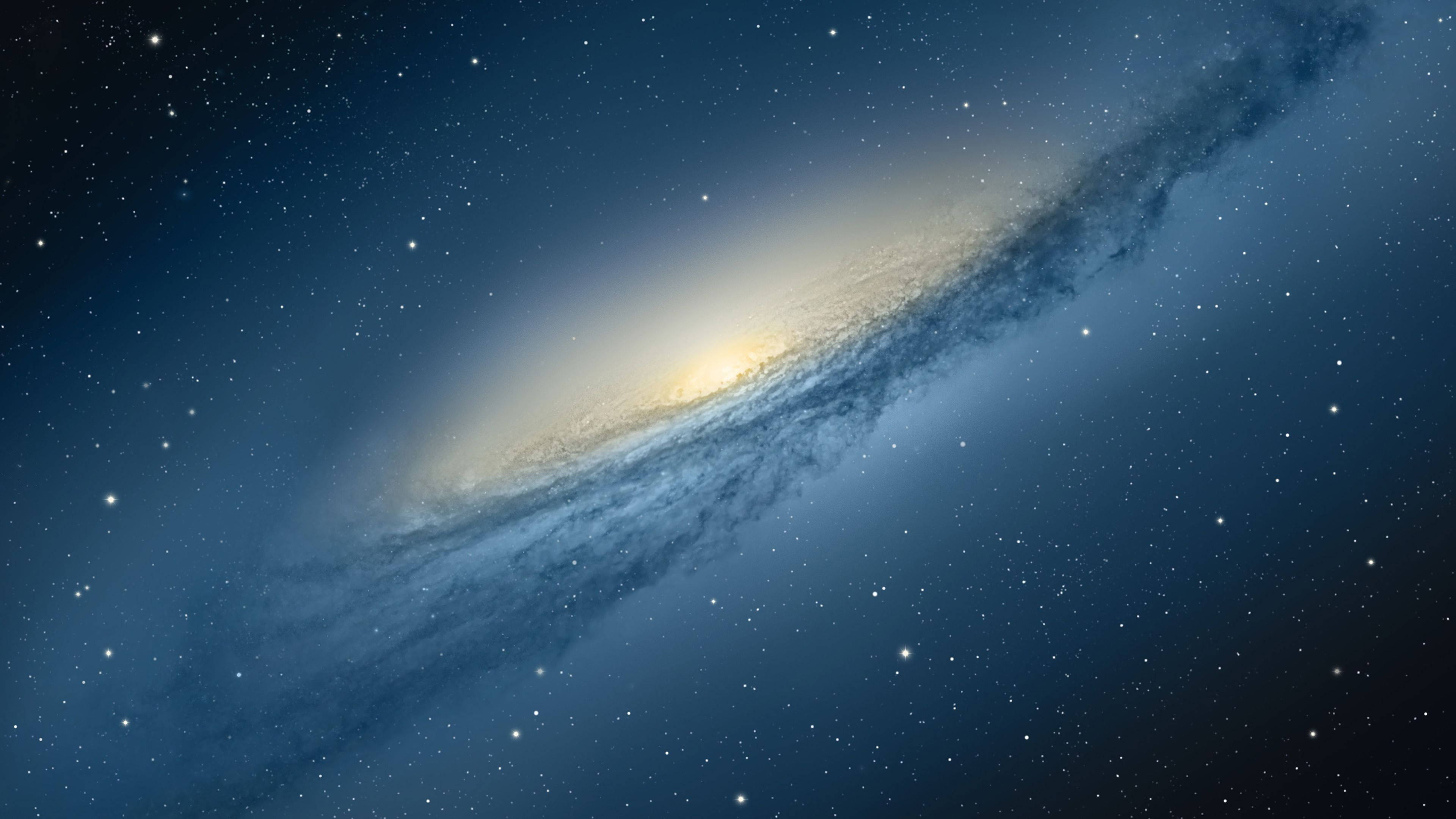 Vastness Of Space And The White Core Of A Galaxy Background