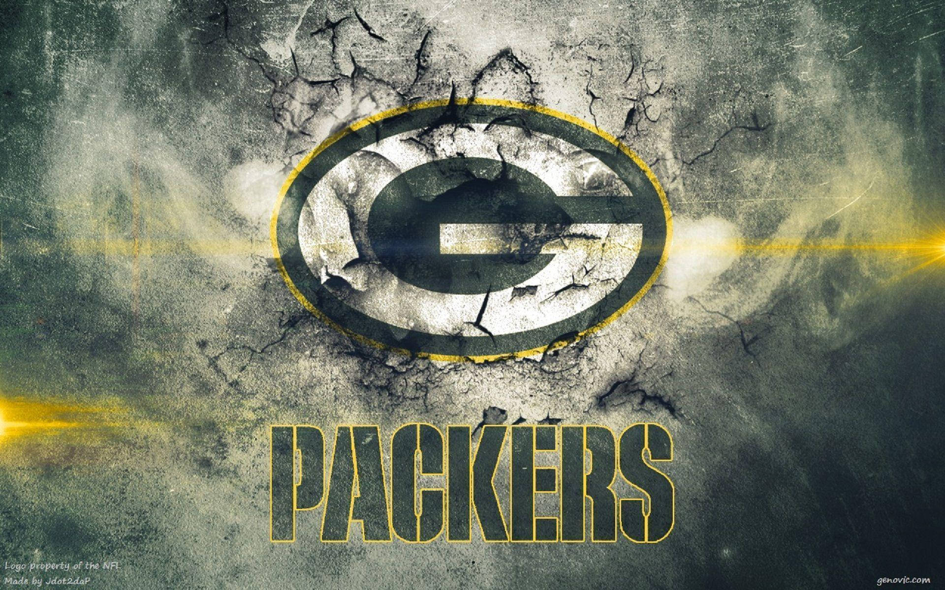 Vintage Green Bay Packers Logo Background