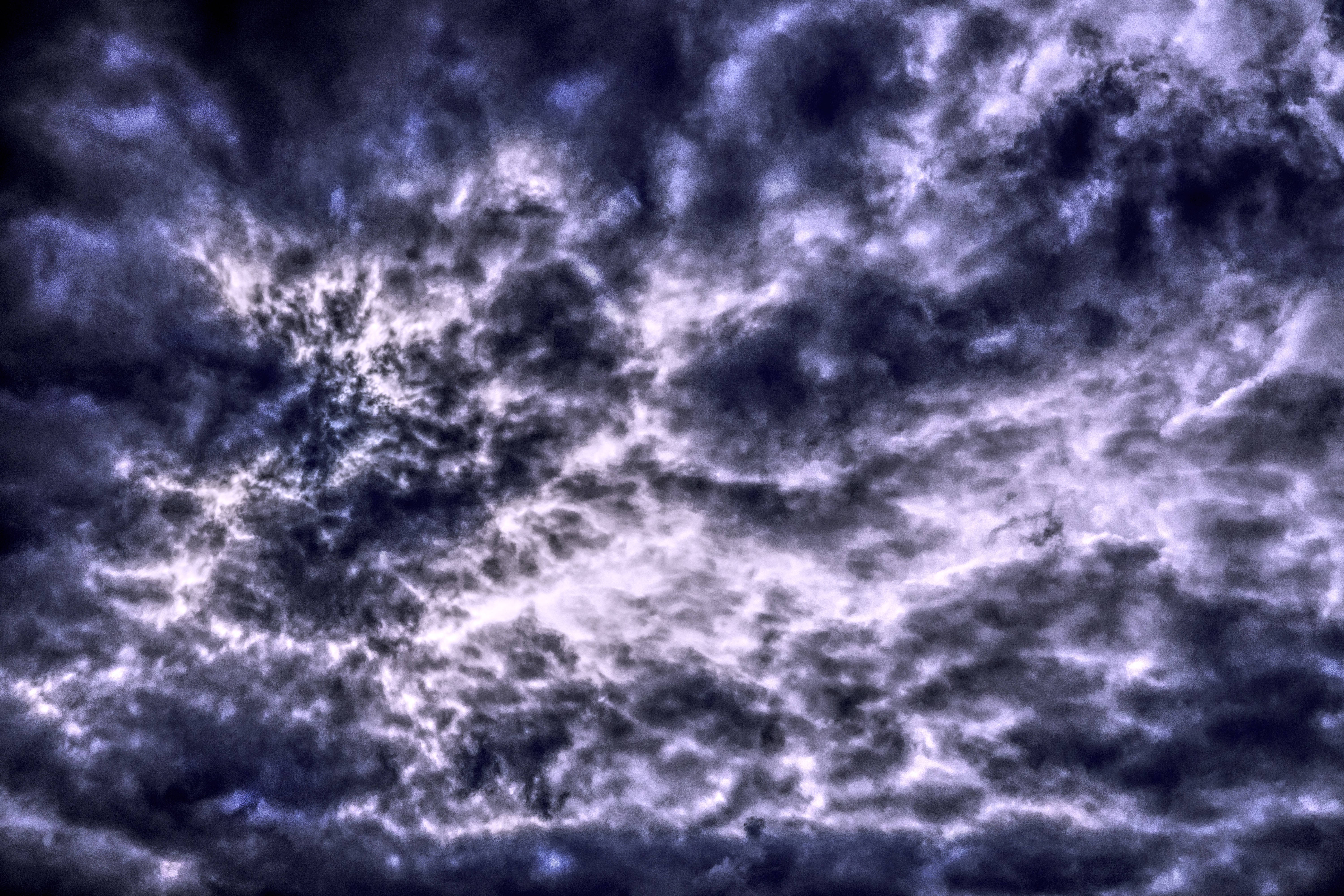 Violet Tie-dye Clouds Background