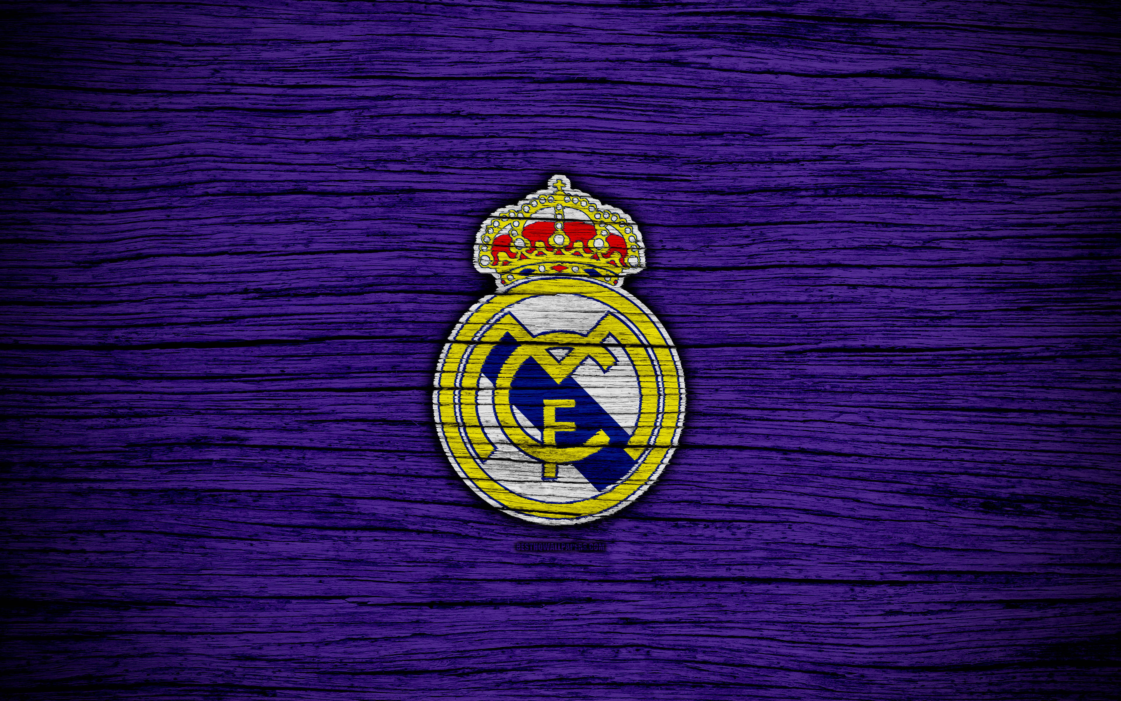 Downloaden Violettes Holz Real Madrid 4k | Wallpapers.com