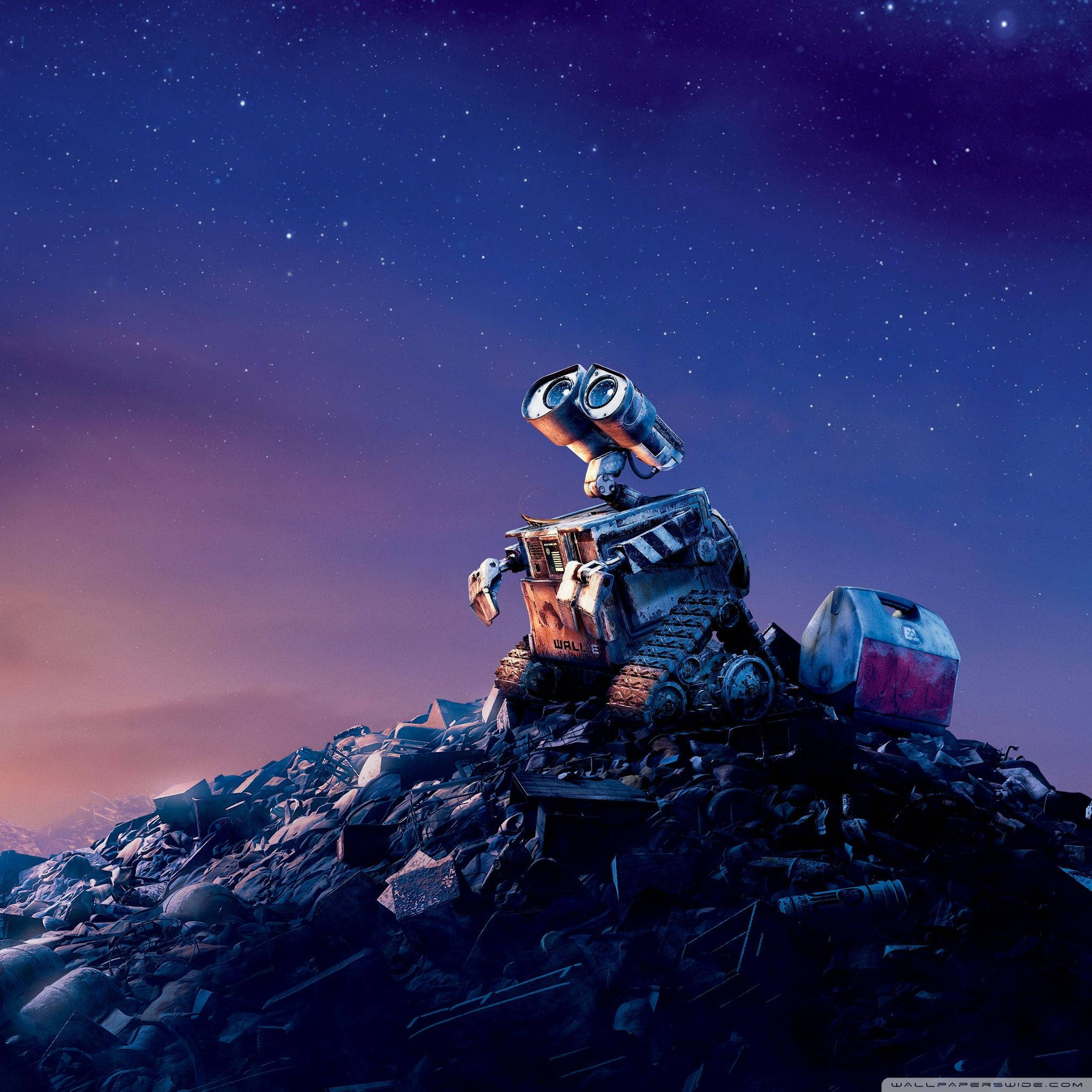 Wall-e Night Sky Ipad Retina Background