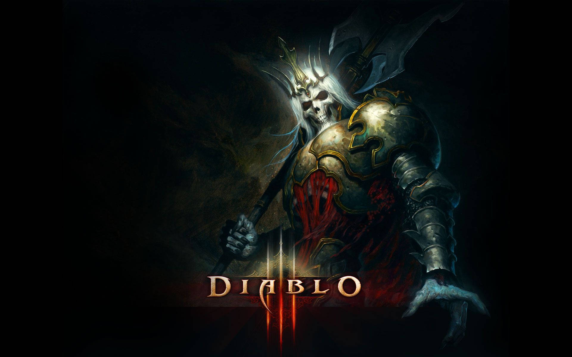 White Haired Demon Diablo Iii Background