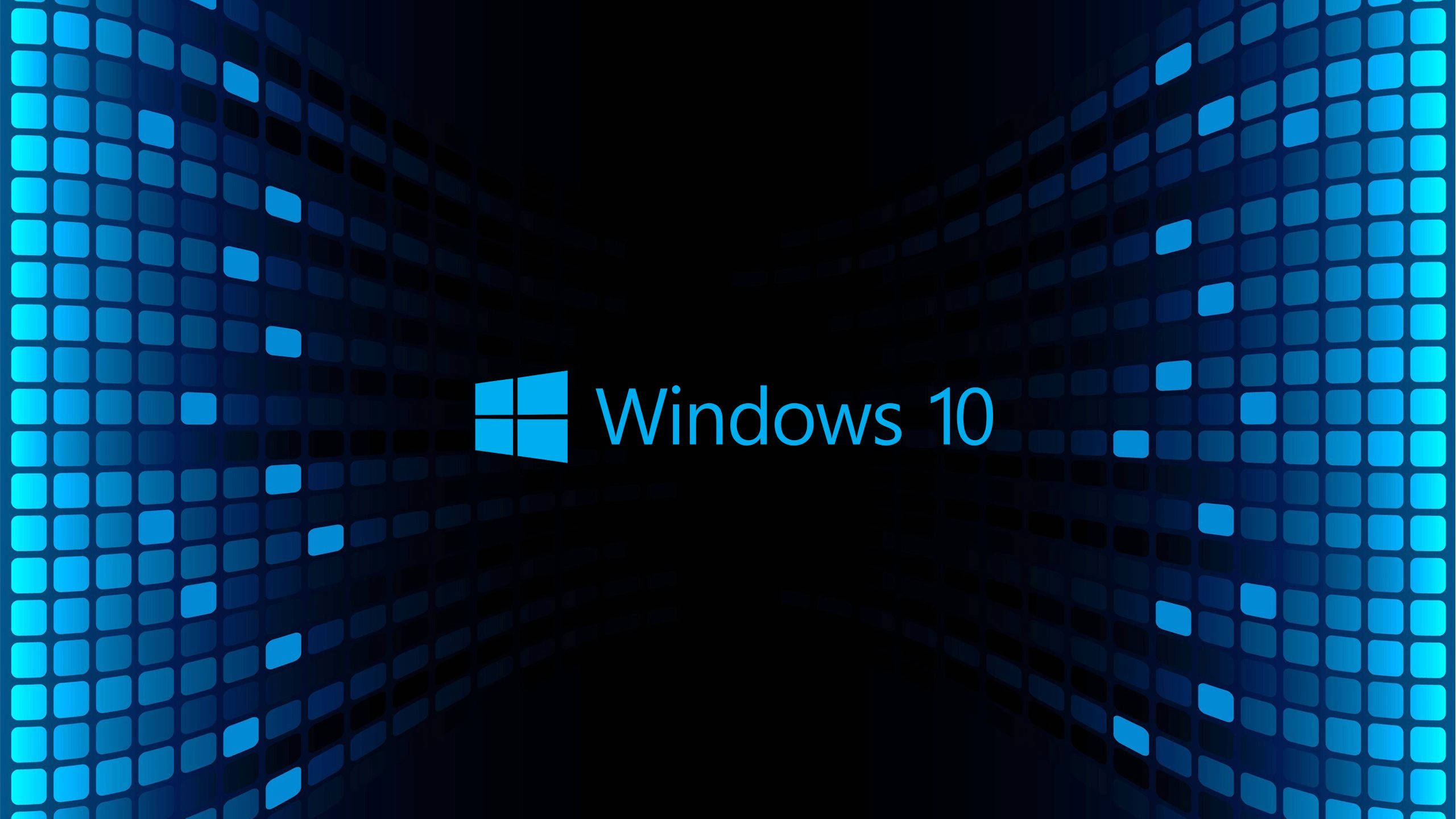 Downloaden Windows 10 Hd Blaue Quadrate | Wallpapers.com