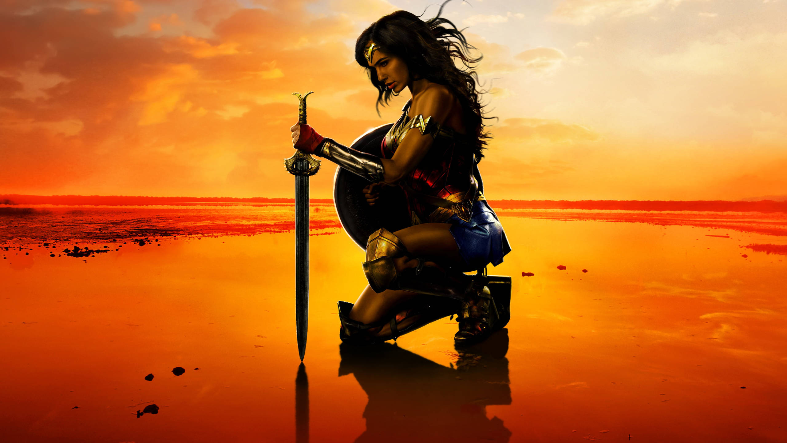 Wonder Woman Movie Cover Background