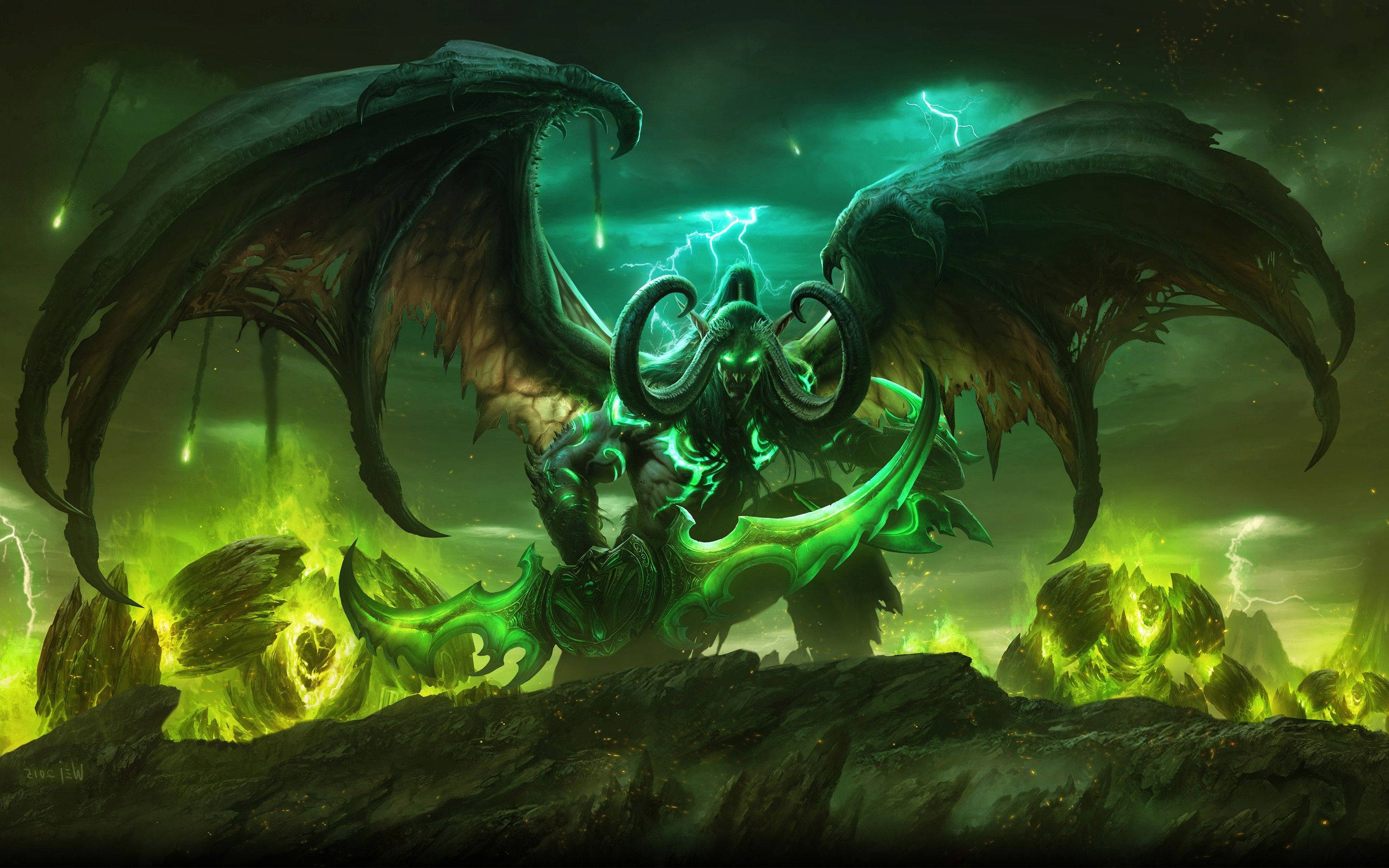 Wow Sargeras And Burning Legion Background