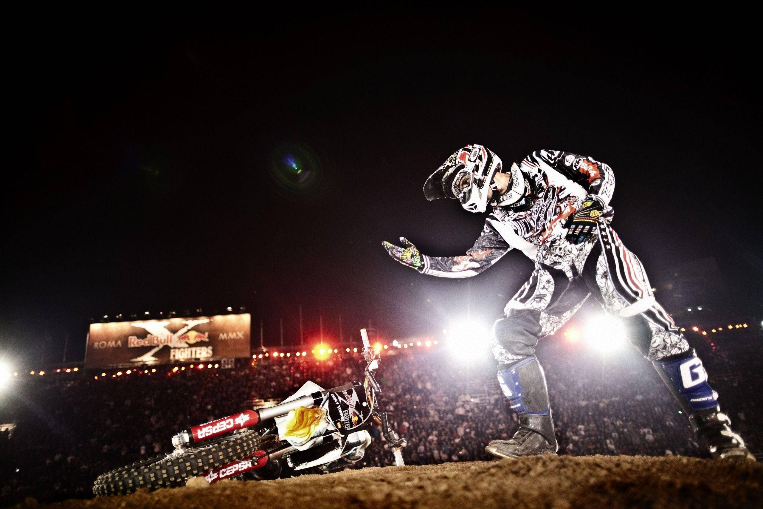 Download X Games Motocross Rider Wallpaper