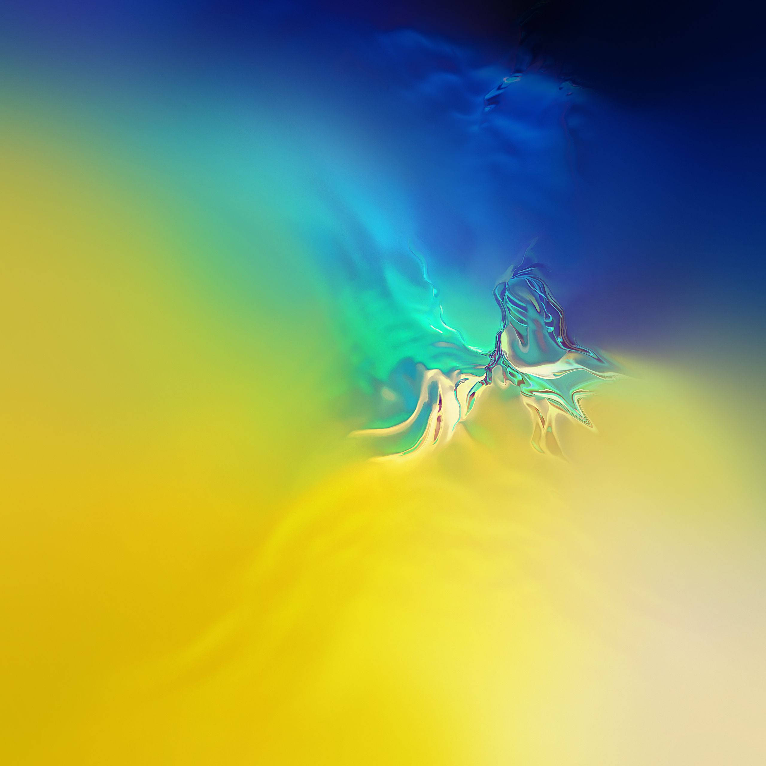 Yellow Blue Gradient S10 Cover Background