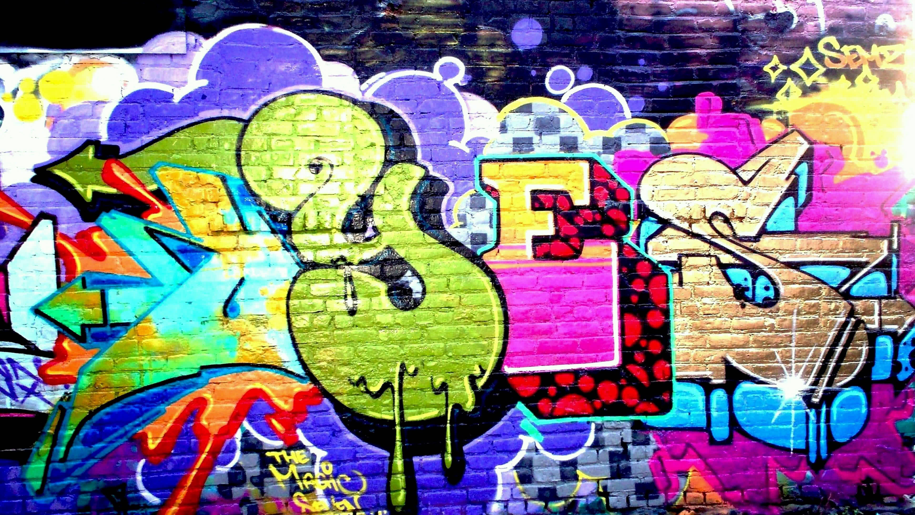 Download Yes Wall Graffiti Art Wallpaper | Wallpapers.com