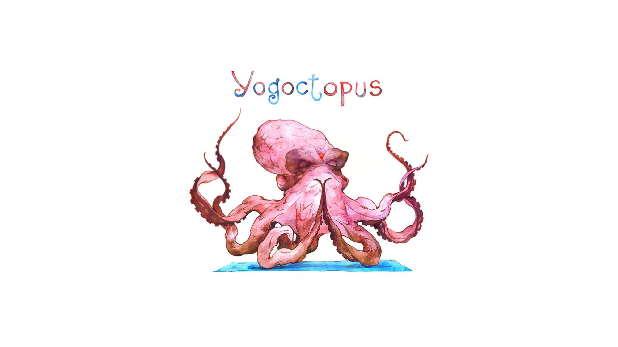Yoga Octopus Background