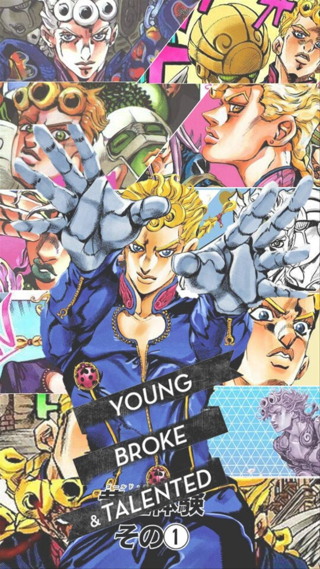 Young Broke And Talented Giorno Giovanna Background