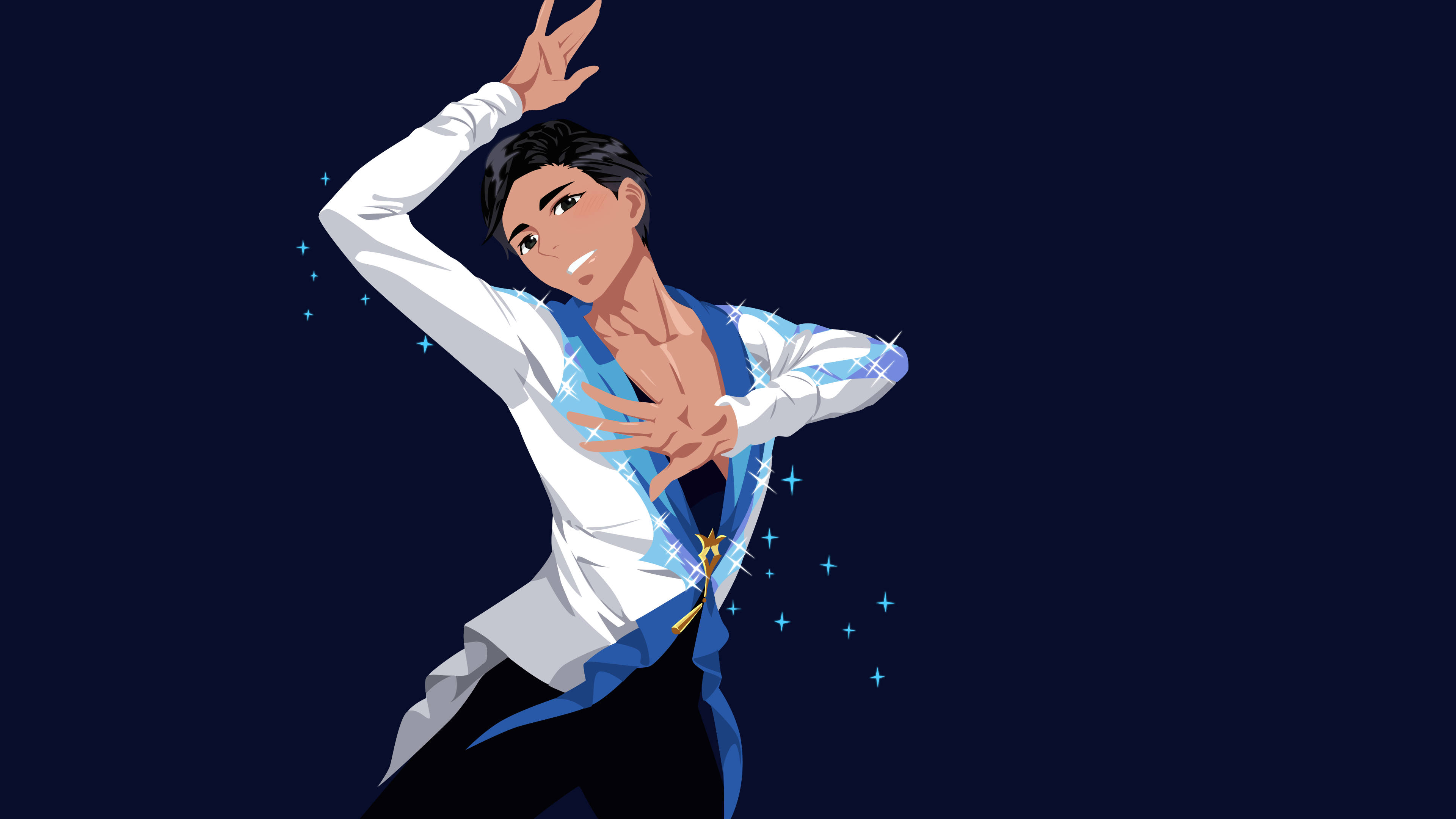 overthrow carpet . Download Yuri On Ice Phichit Chulanont Wallpaper | Wallpapers.com