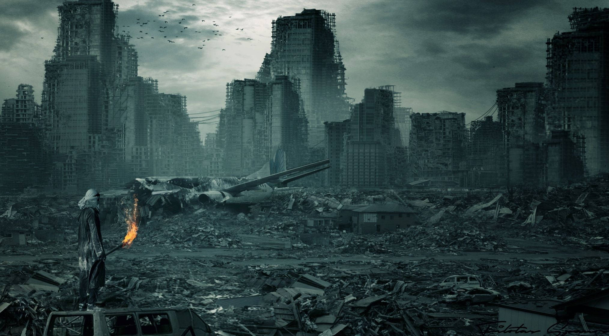 Download Zombie Apocalypse 2028 X 1121 Wallpaper | Wallpapers.com