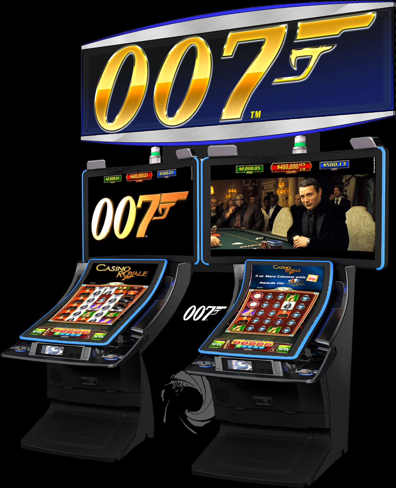 007 Casino Royale Slot Machines PNG