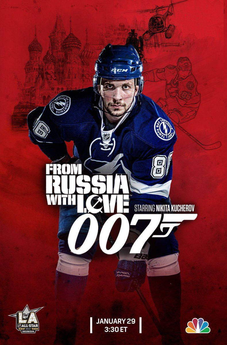 007från Ryssland Med Kärlek Nikita Kucherov Wallpaper
