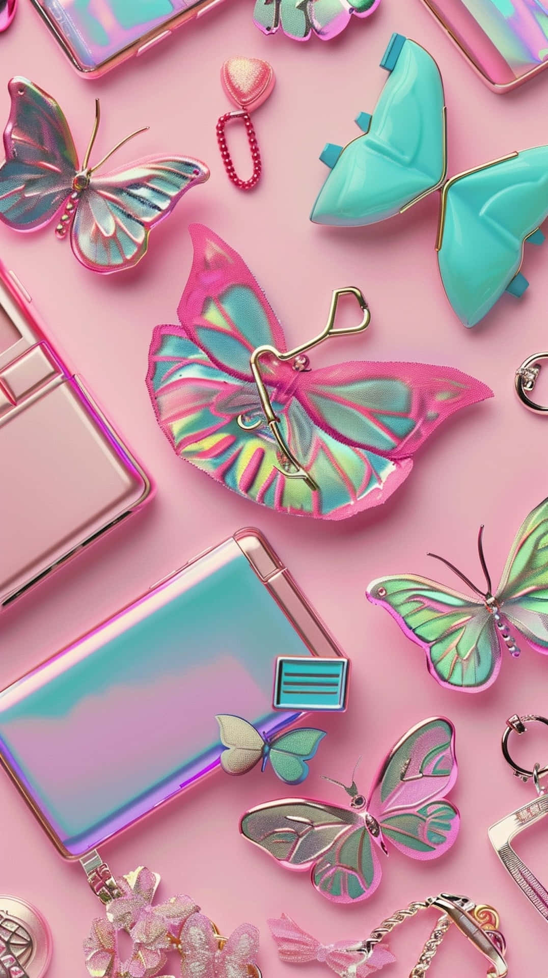 00s Pastel Butterfly Aesthetic.jpg Wallpaper