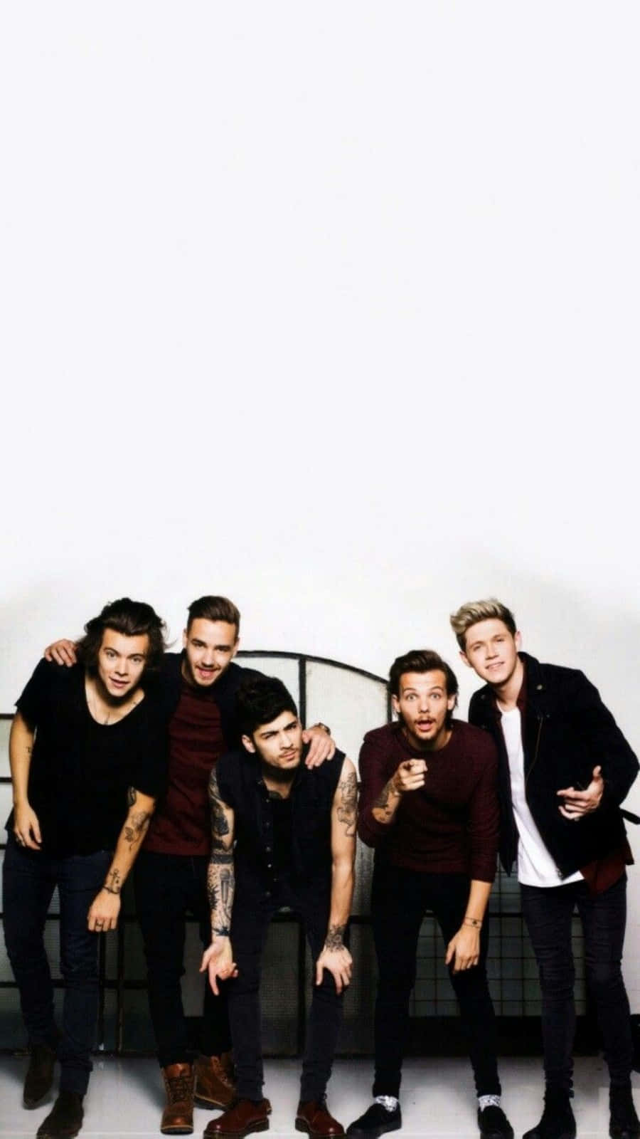 Download White Boy Band 1 Direction Iphone Wallpaper | Wallpapers.com