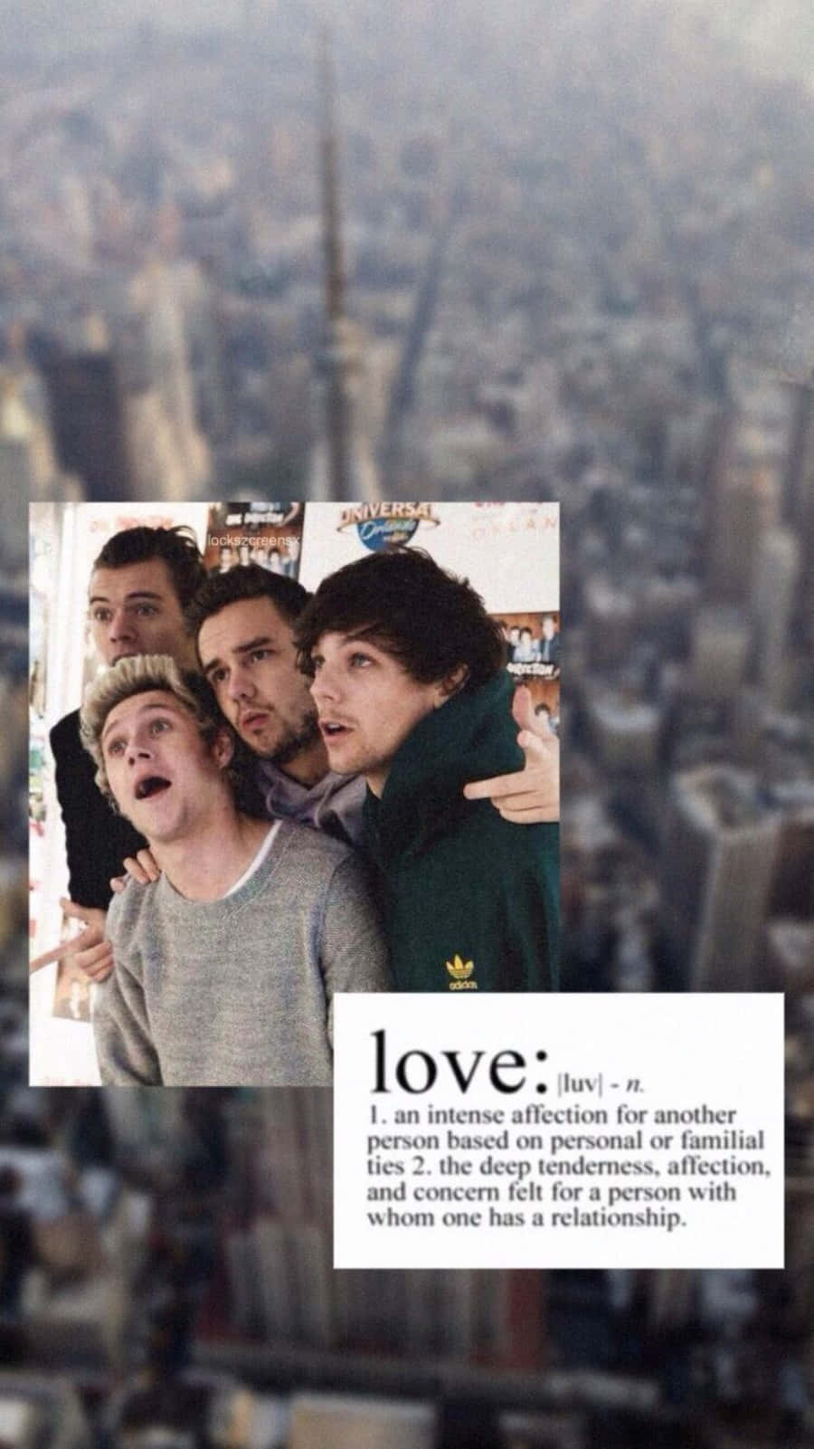 Love Definition With 1 Direction Iphone Wallpaper