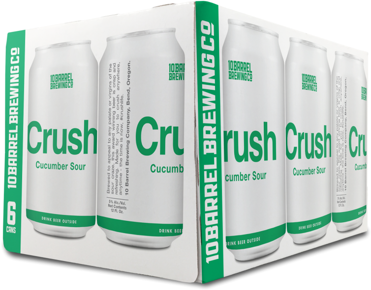 10 Barrel Crush Cucumber Sour Beer Pack PNG