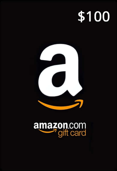 100 Dollar Amazon Gift Card PNG