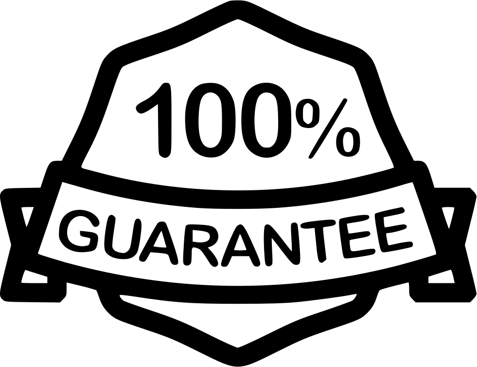 100 Percent Guarantee Badge PNG