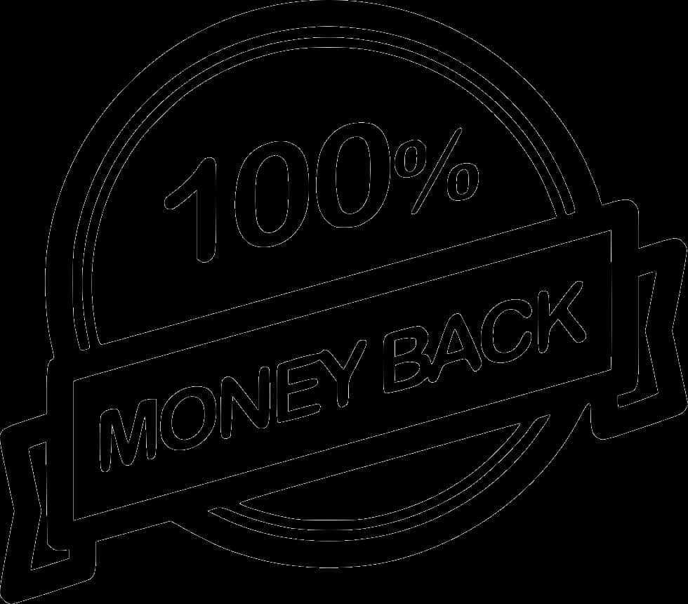 100 Percent Money Back Guarantee Stamp PNG