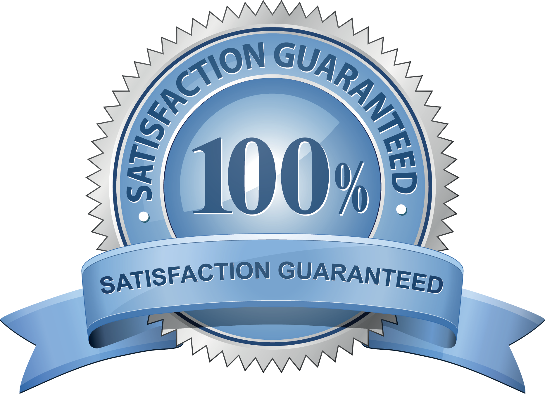 100 Percent Satisfaction Guarantee Seal PNG