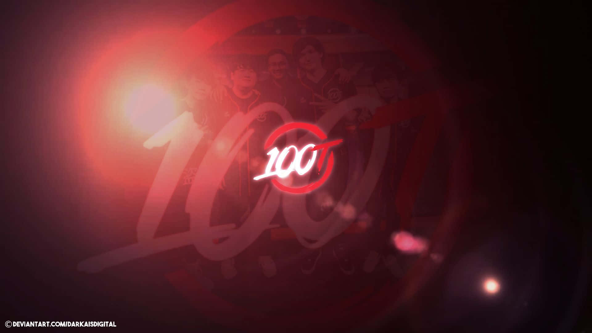 100thieves - Professionel Esports-spil Wallpaper