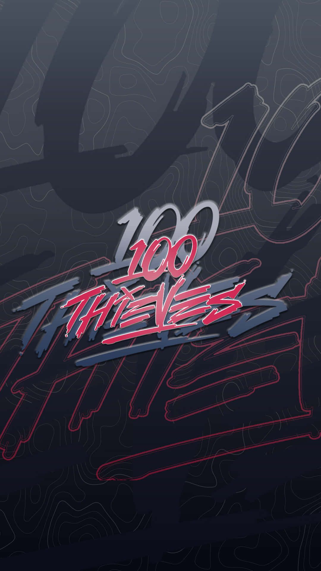 Mulltiple 100 Thieves Logos Wallpaper