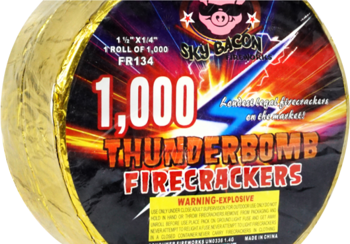 1000 Thunderbomb Firecrackers Pack PNG