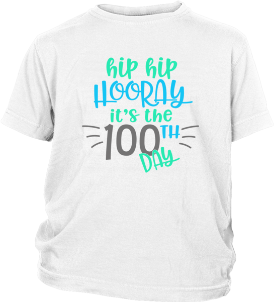 100th Day Celebration T Shirt PNG
