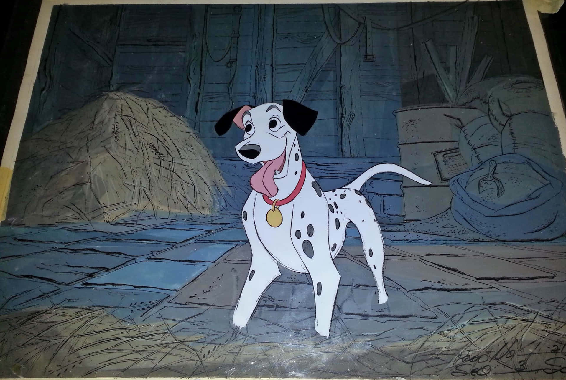 A Group of the Adorable Dalmatian Puppies From 101 Dalmatians