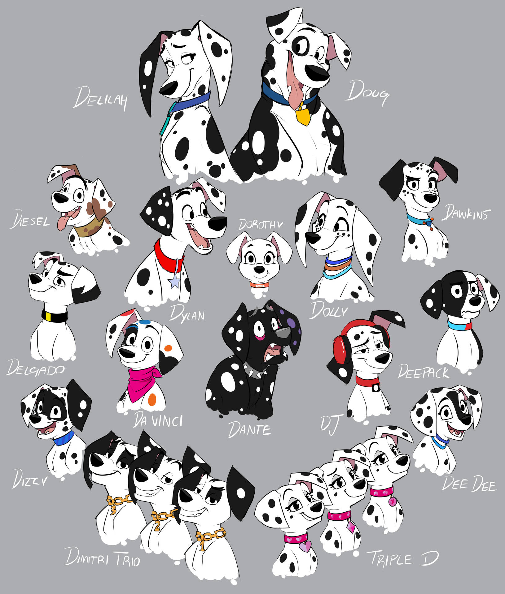 101 Dalmatians Street Family Wallpaper