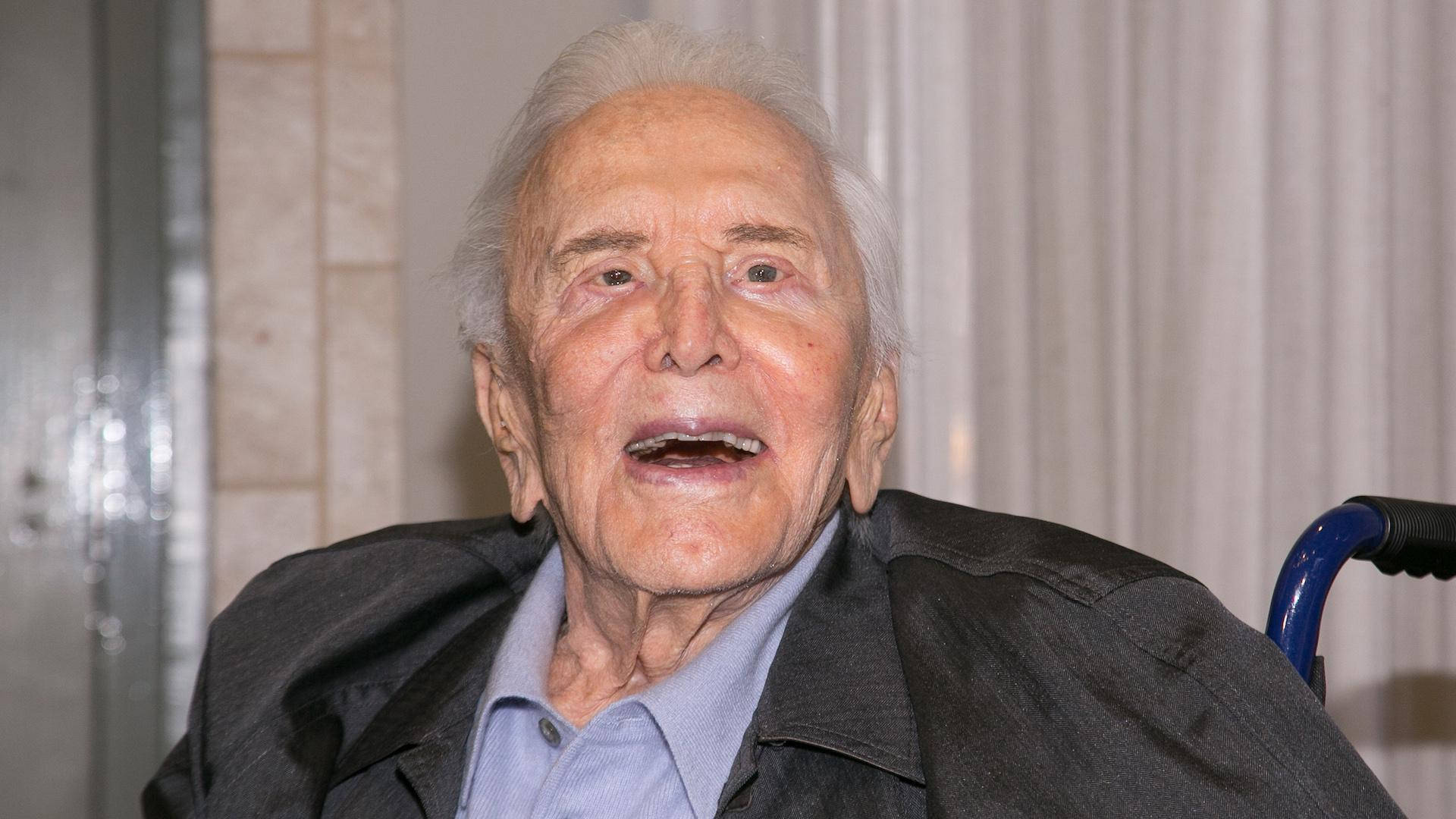 101-year-old Kirk Douglas Background