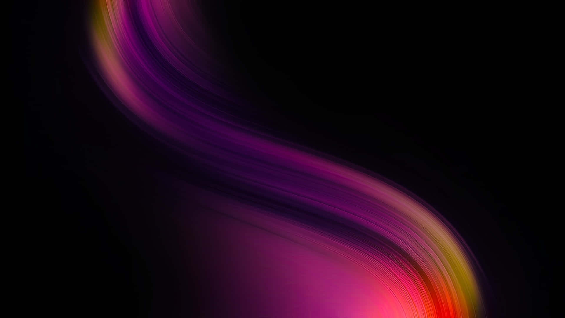 A Purple And Yellow Wave Background