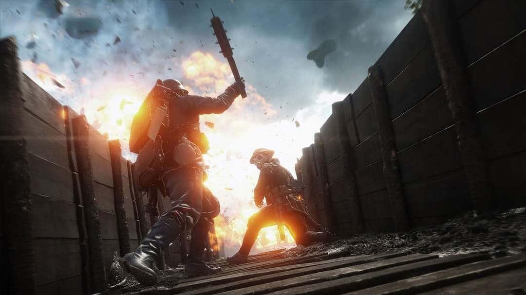 1080p Battlefield 1 One On One Combat Background