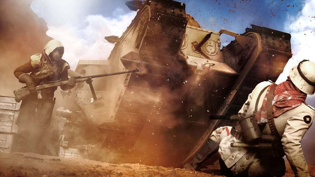 Fondode Pantalla De Sorprendente Ataque Sorpresa En Battlefield 1 En Resolución 1080p.
