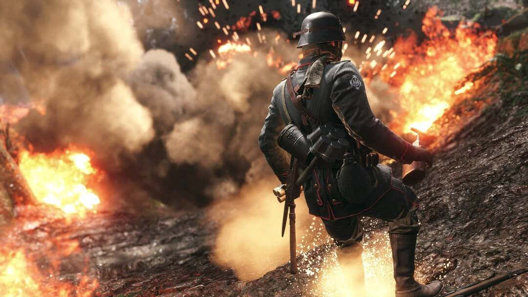 1080p Battlefield 1 War Explosion Background