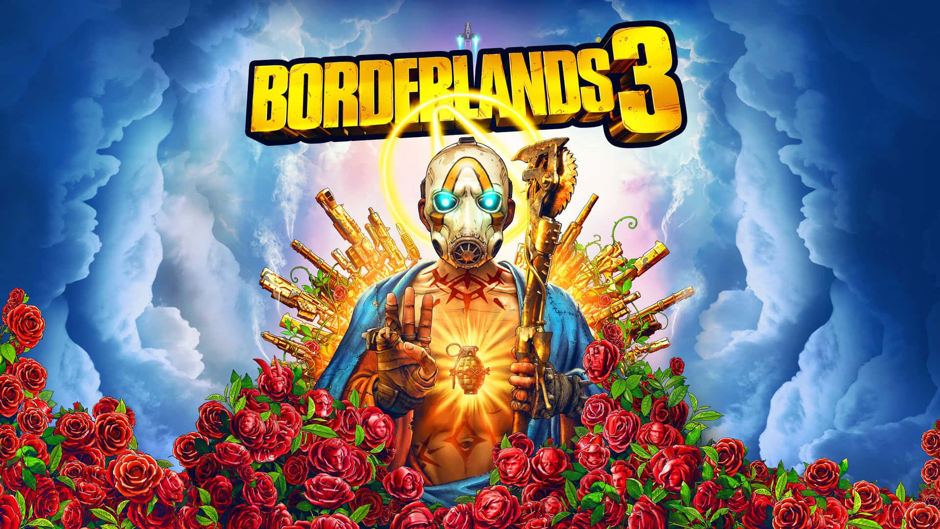Få en ud-af-denne-verden gaming oplevelse med Borderlands 3-tapeter.