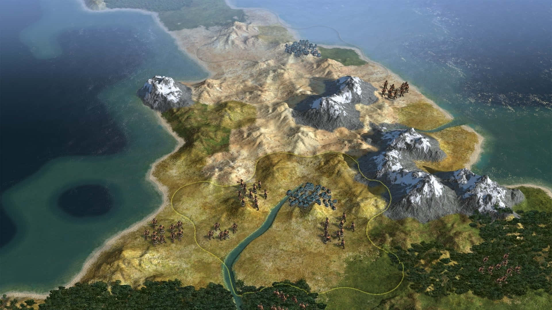 "Civilization V Gameplay in Stunning High Definition Resolution"