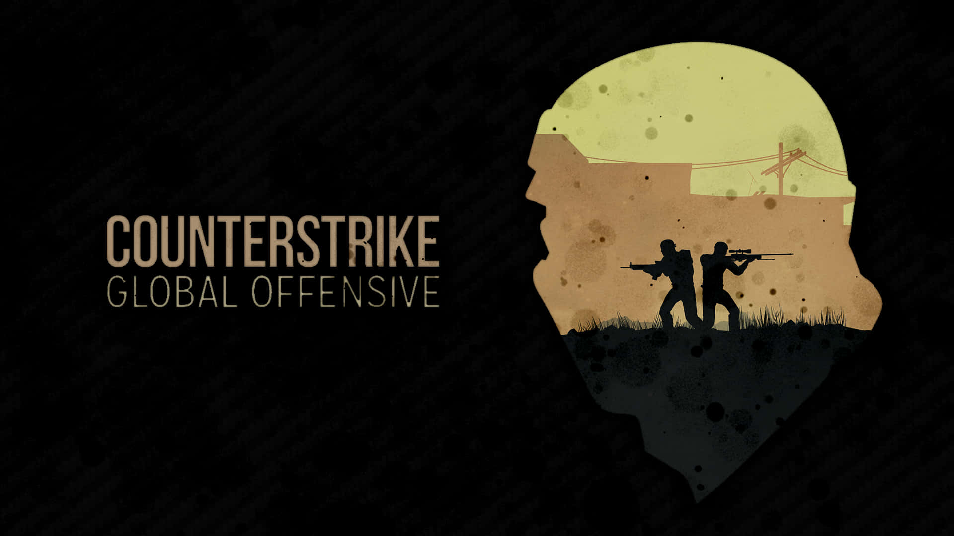Phenomenal 1080p Counter Strike Global Offensive Vector Art baggrund.