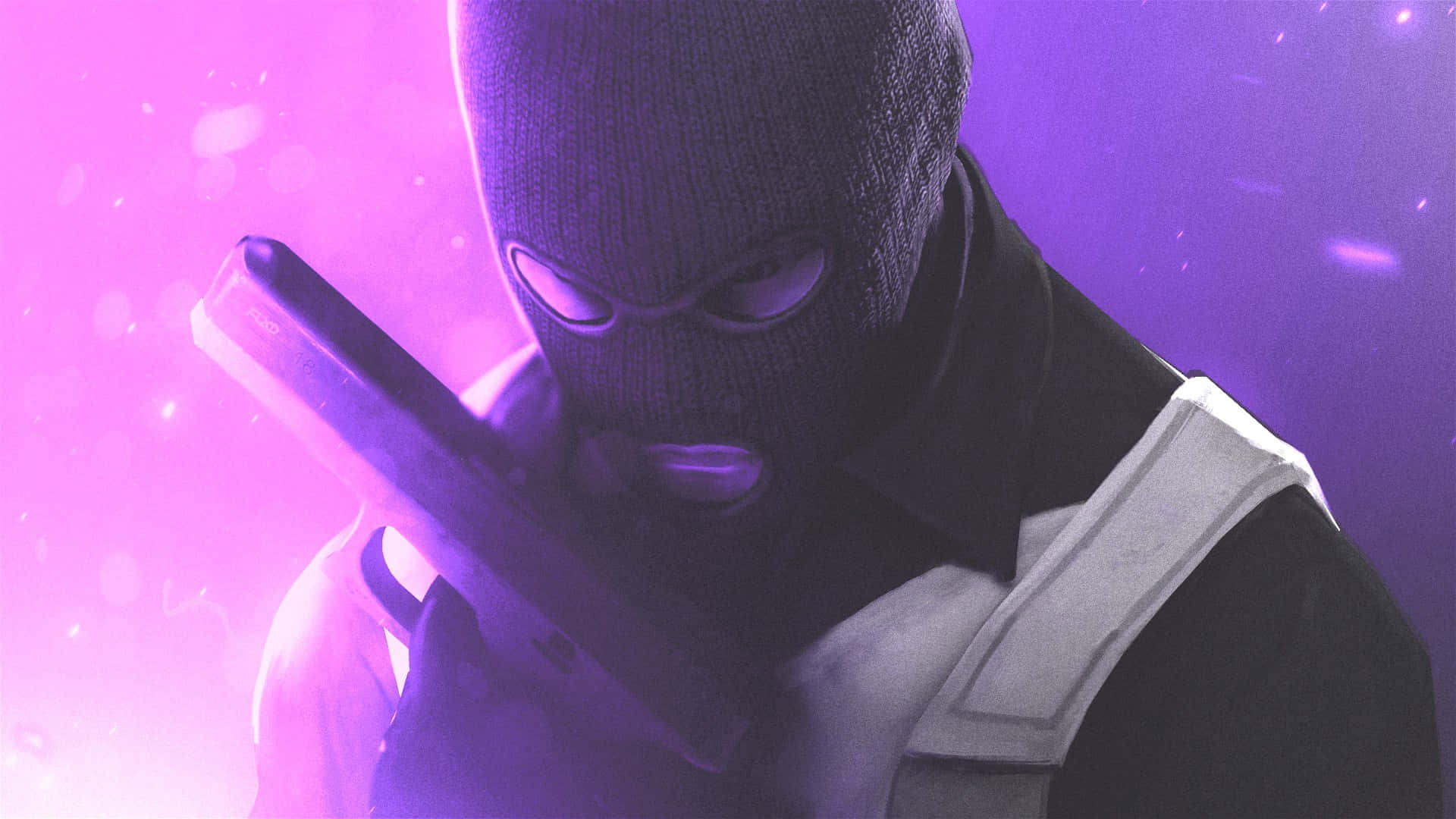 Rosa og lilla 1080p Counter Strike Global Offensive baggrund
