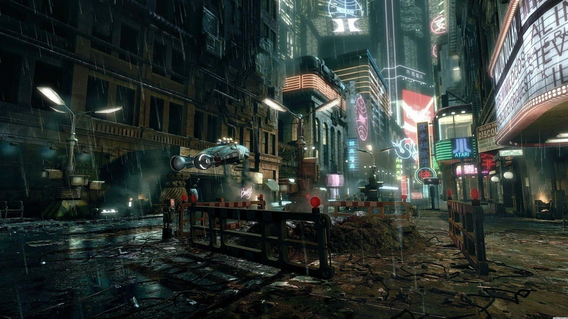 Enlivfull Representation Av Night City I Det Mycket Efterlängtade Cyberpunk 2077