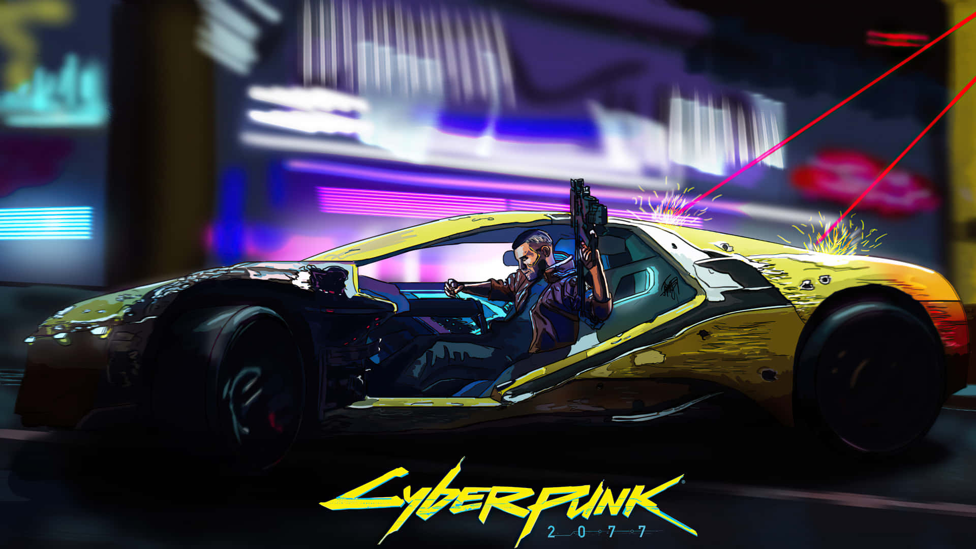 Explore the neon-drenched streets of Night City in Cyberpunk 2077