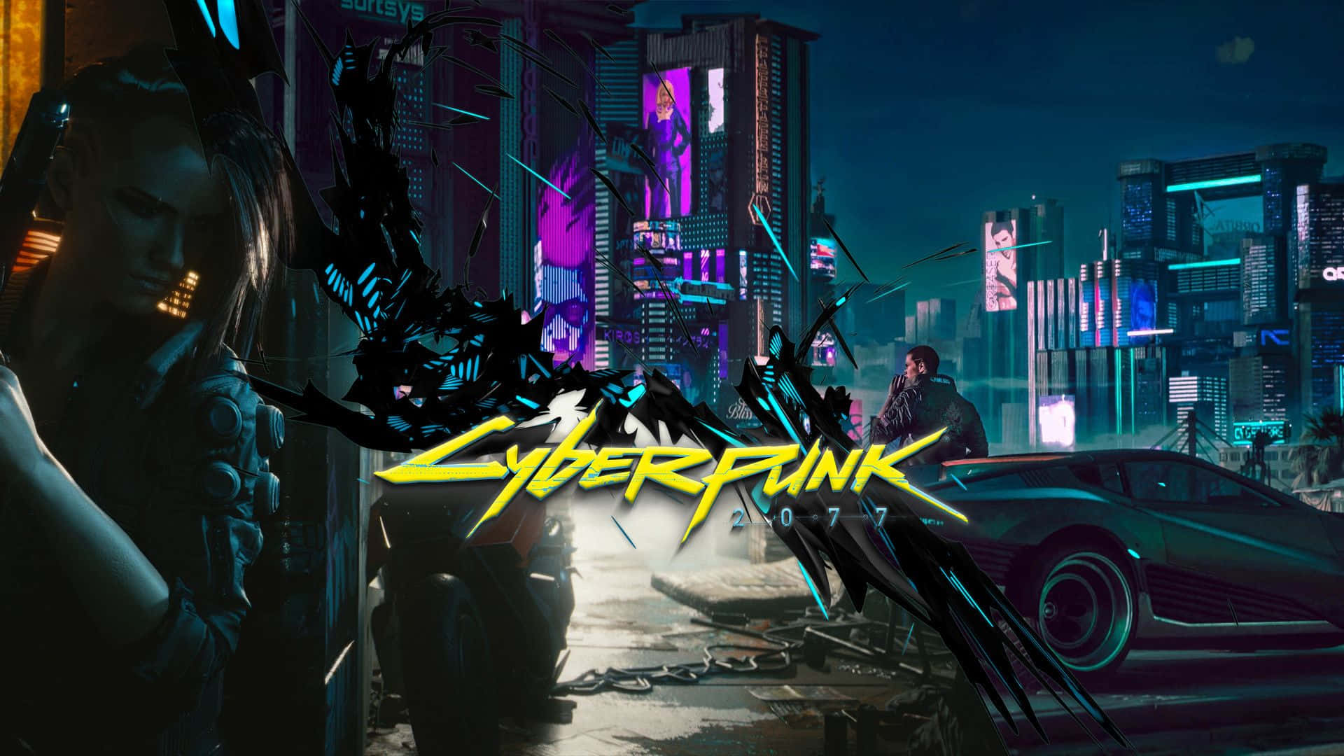 Esplorail Mondo Futuristico Di Cyberpunk 2077 In Alta Definizione.