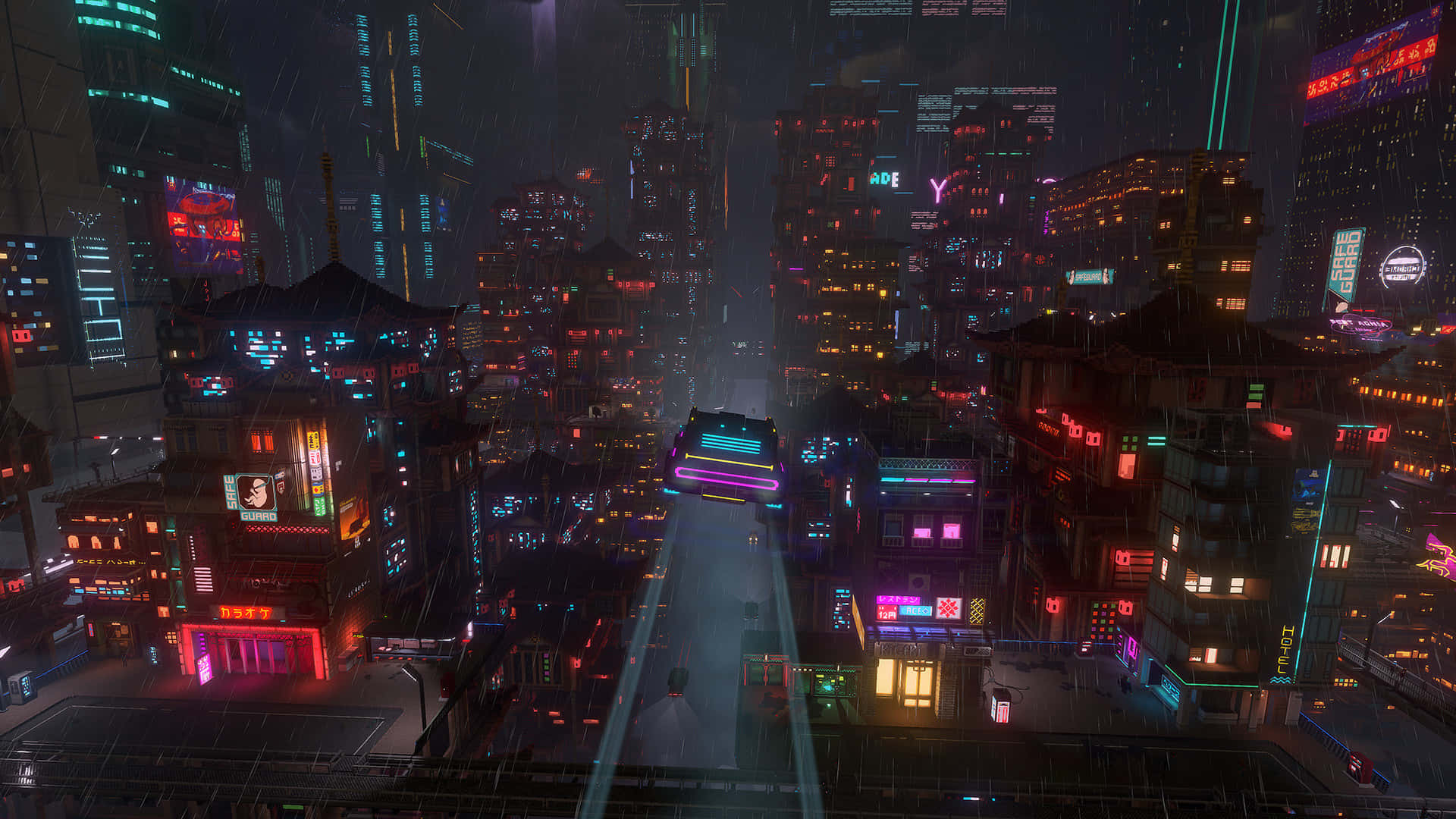 "Welcome to the Futuristic City of Night City"