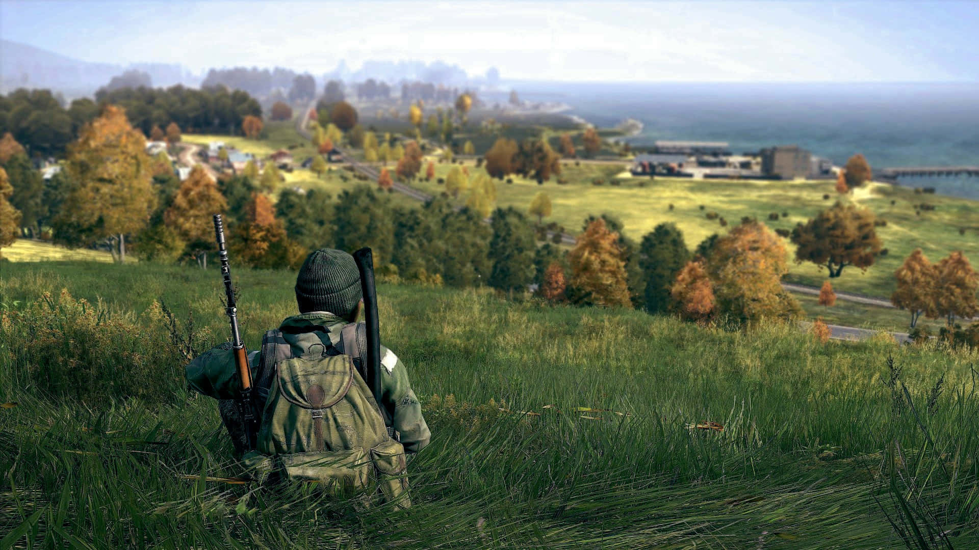1080p Dayz Background Man In A Thick Field