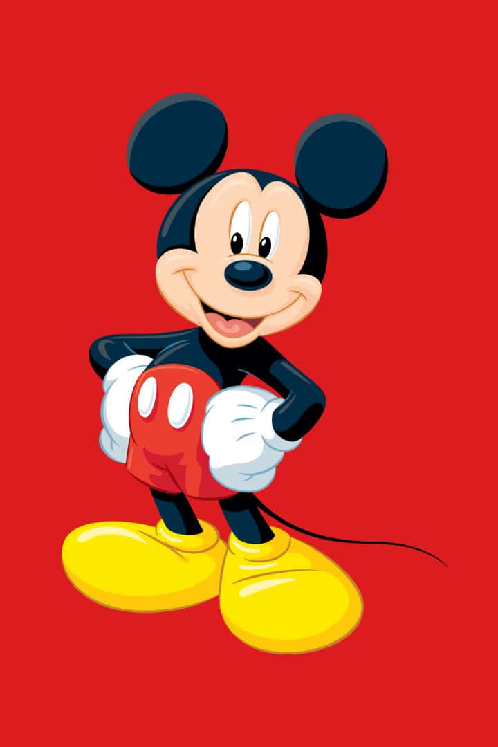 Minimalist Mickey Mouse 1080p Disney Background